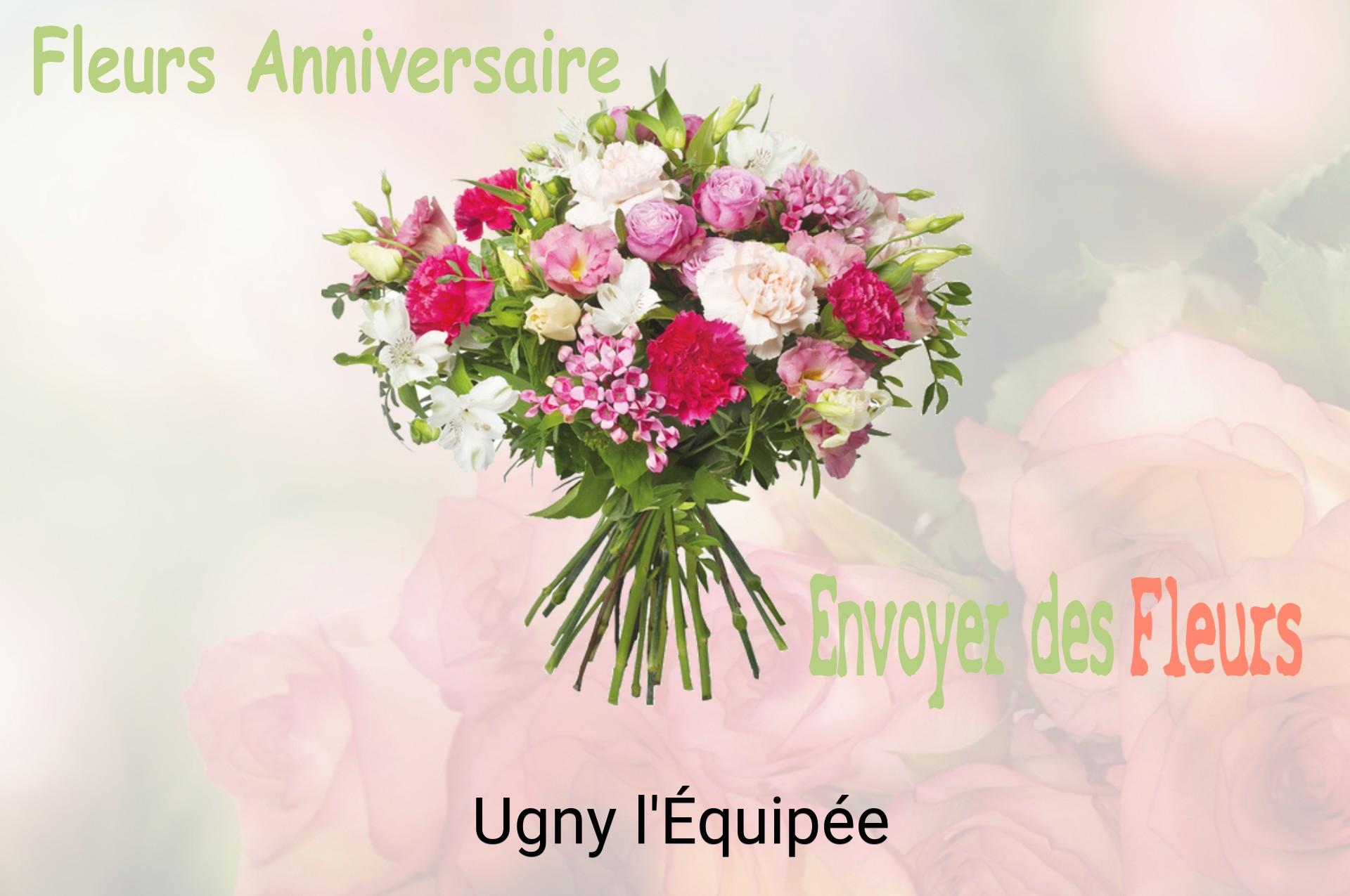 Bouquet de fleurs d’anniversaire livré à Ugny-l'Équipée