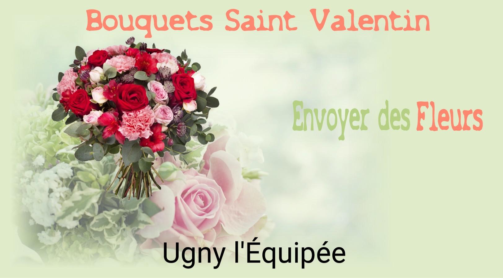 Roses de Saint-Valentin livrées à Ugny-l'Équipée